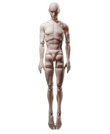JPT Design JPT Design 1/6 Male Action Figure Body ATX-01 Pink &amp; White รูปภาพ 1