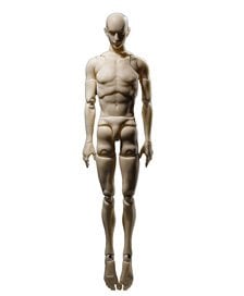 JPT Design JPT Design 1/6 Male Action Figure Body ATX-01 Pale Yellow รูปภาพ 1
