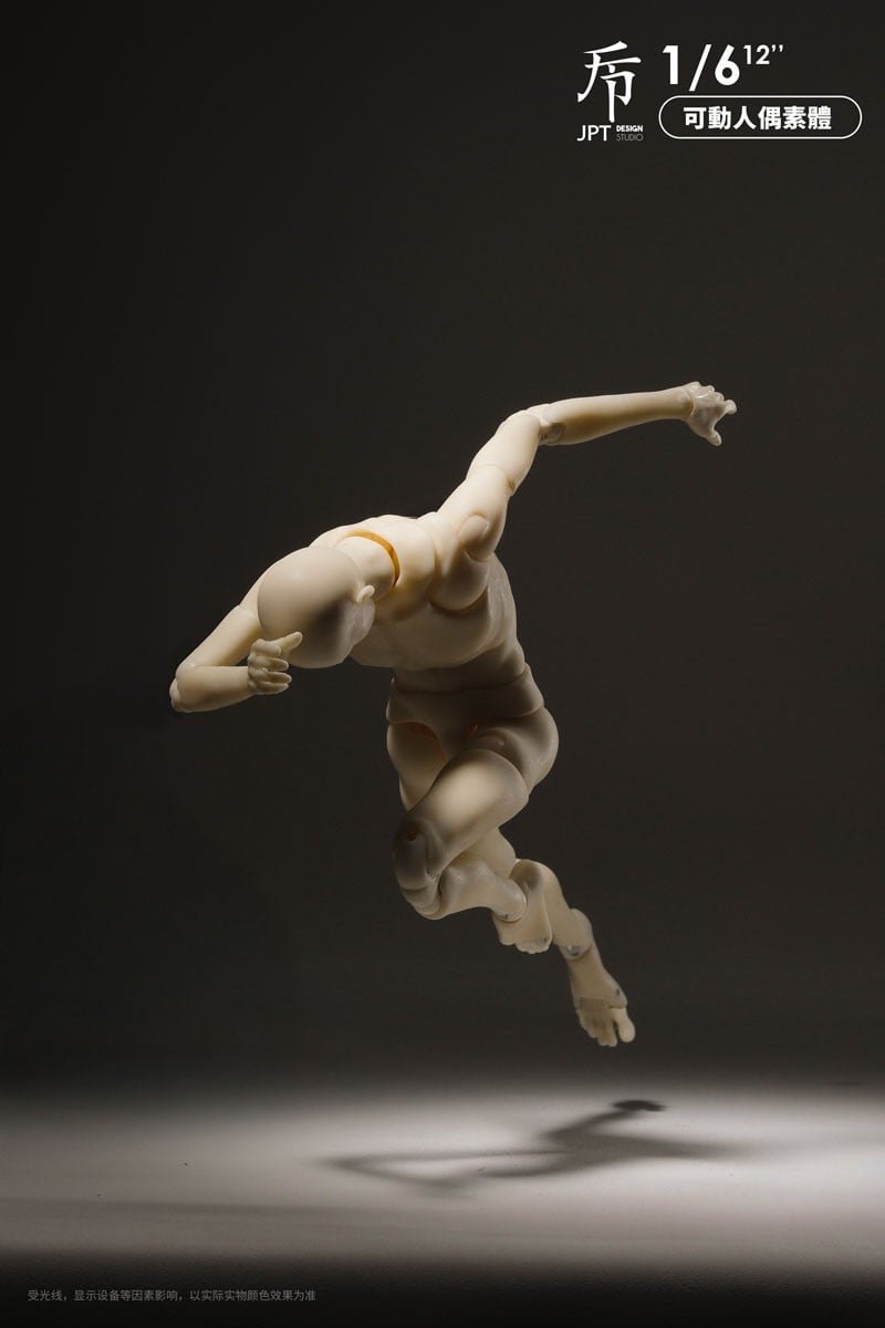 JPT Design JPT Design 1/6 Male Action Figure Body ATX-01 Pale Yellow รูปภาพ 6