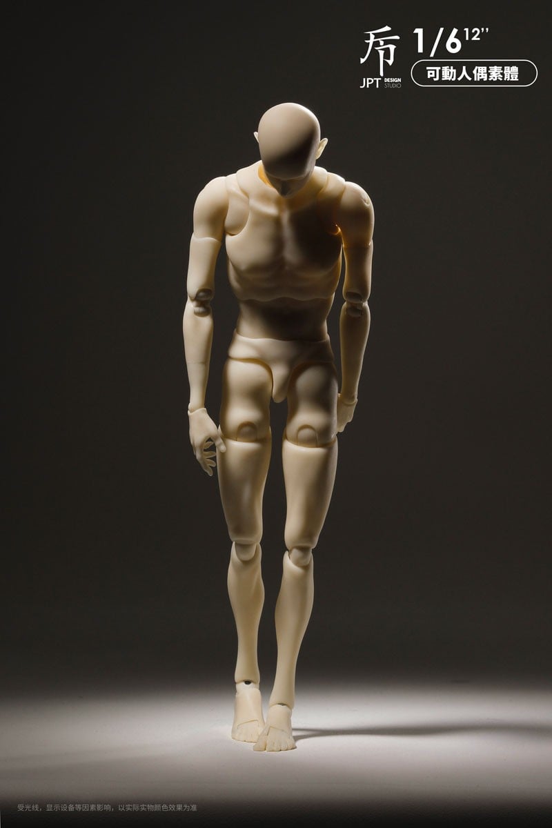 JPT Design JPT Design 1/6 Male Action Figure Body ATX-01 Pale Yellow รูปภาพ 7