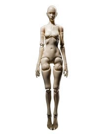 JPT Design JPT Design 1/6 Female Action Figure Body ITX-01 Pale Yellow
