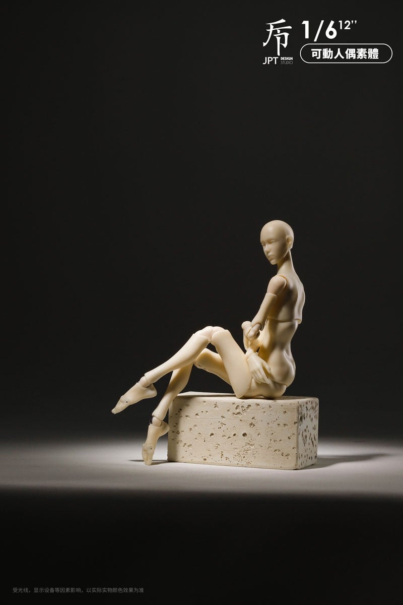 JPT Design JPT Design 1/6 Female Action Figure Body ITX-01 Pale Yellow รูปภาพ 7