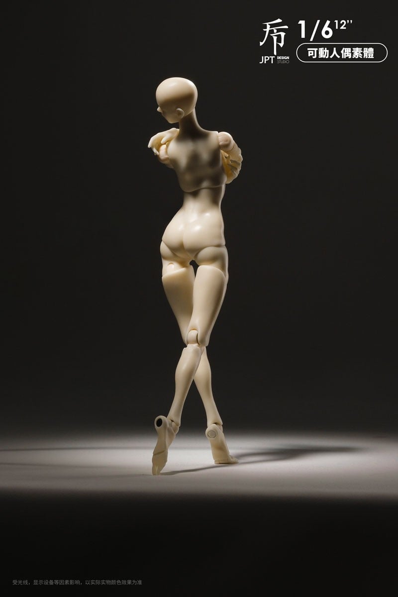 JPT Design JPT Design 1/6 Female Action Figure Body ITX-01 Pale Yellow รูปภาพ 8