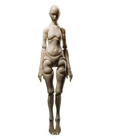 JPT Design JPT Design 1/6 Female Action Figure Body ITX-01M Pale Yellow