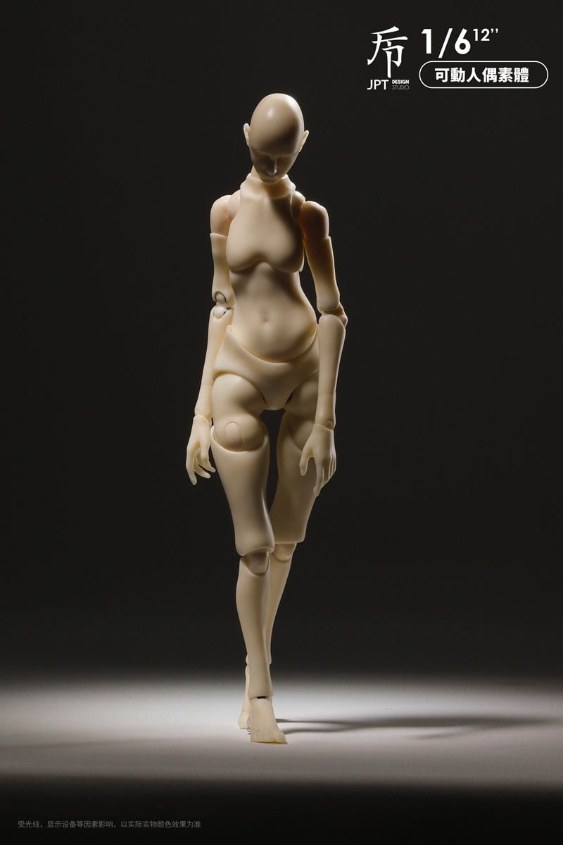 JPT Design JPT Design 1/6 Female Action Figure Body ITX-01M Pale Yellow รูปภาพ 4