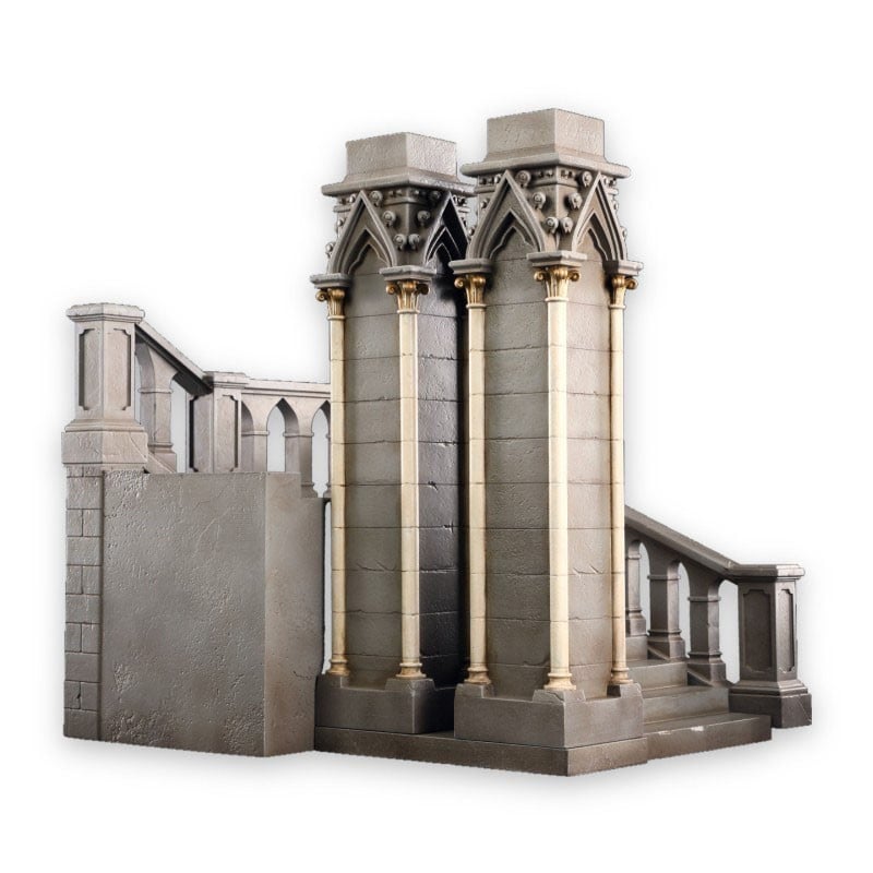 MMM Toys MMM Toys 1/12 Gothic Cathedral Staircase Diorama รูปภาพ 7