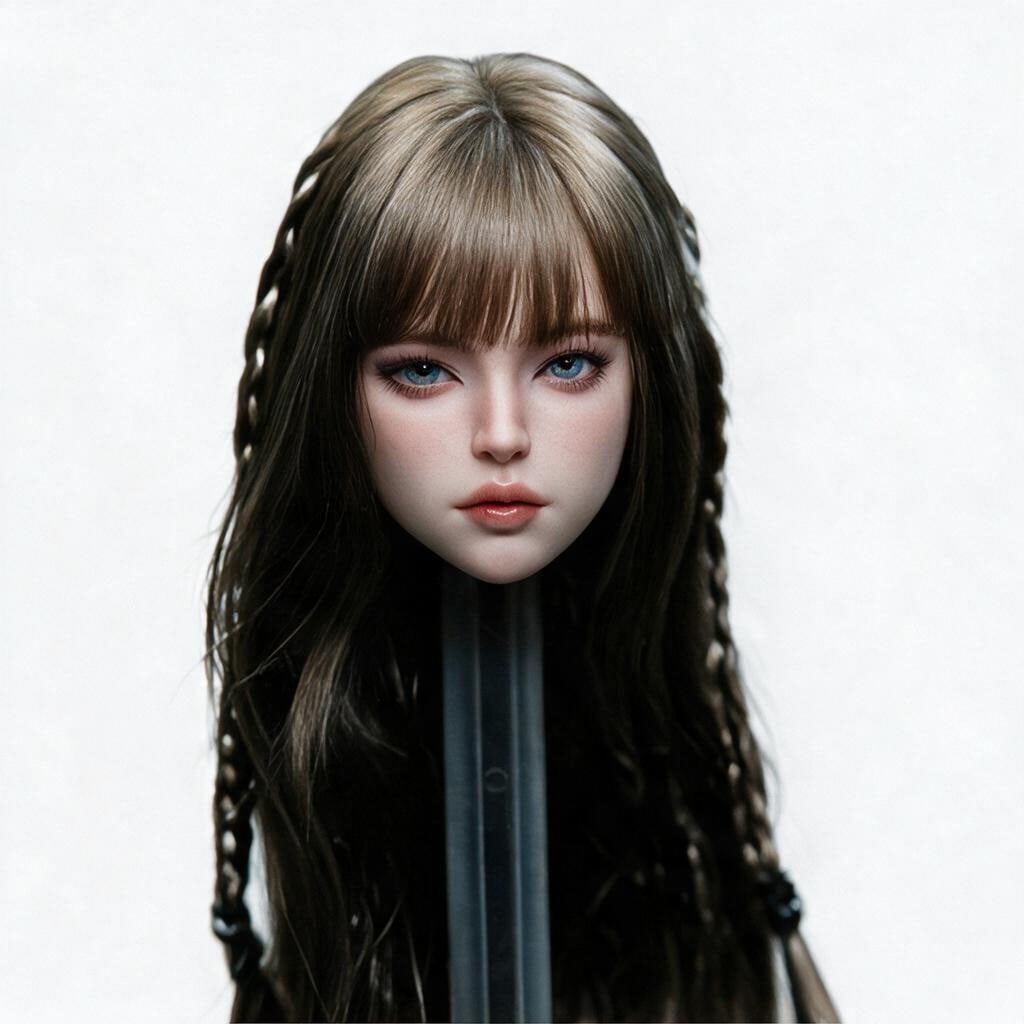BOBITOYS BOBITOYS 1/6 Face Sculpt Series: Clara - Head with Articulated Eyes (Brown Hair) Bild 6
