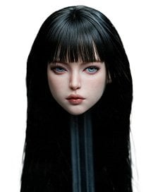 BOBITOYS BOBITOYS 1/6 Face Sculpt Series: Clara - Head with Articulated Eyes (Black Hair)