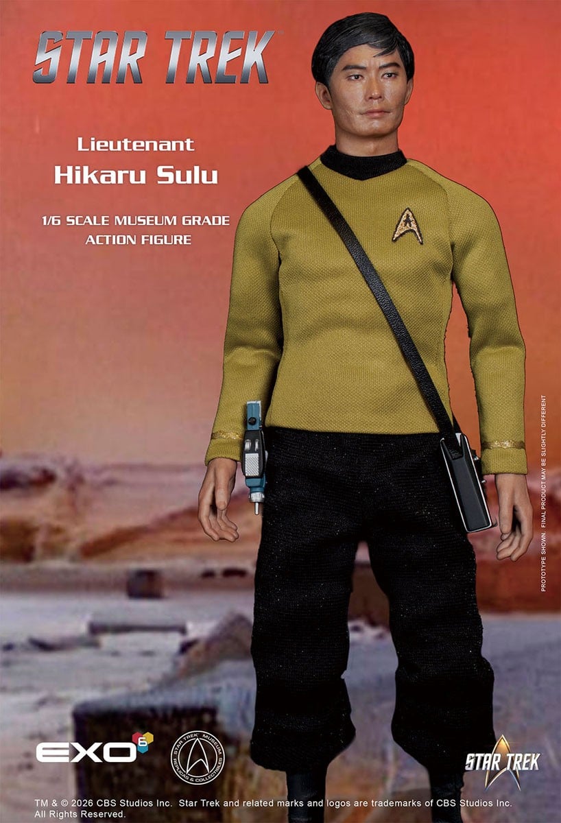 EXO-6 Hyper Realistic Action Figure Star Trek Ensign Hikaru Sulu รูปภาพ 3