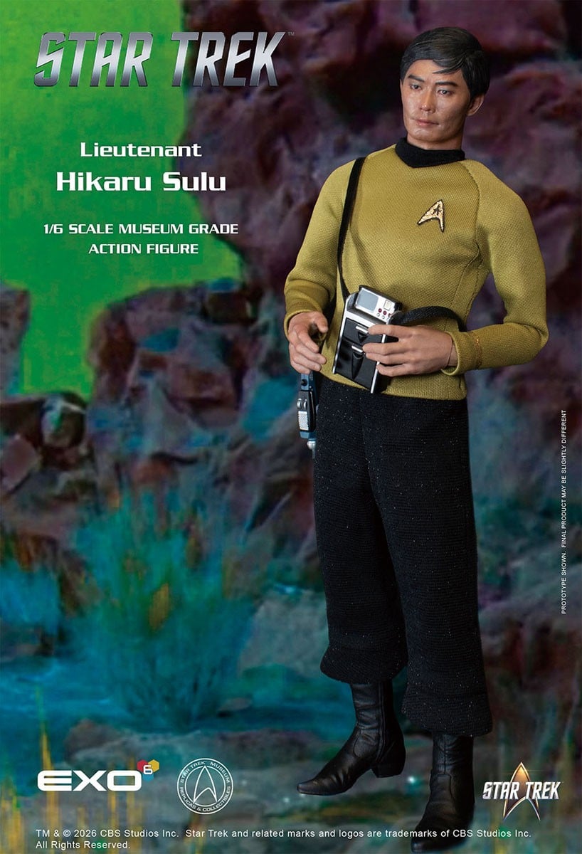 EXO-6 Hyper Realistic Action Figure Star Trek Ensign Hikaru Sulu รูปภาพ 5