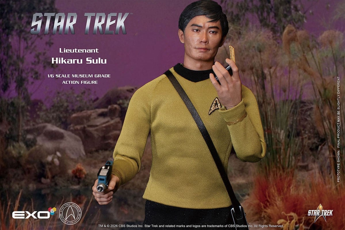 EXO-6 Hyper Realistic Action Figure Star Trek Ensign Hikaru Sulu รูปภาพ 7