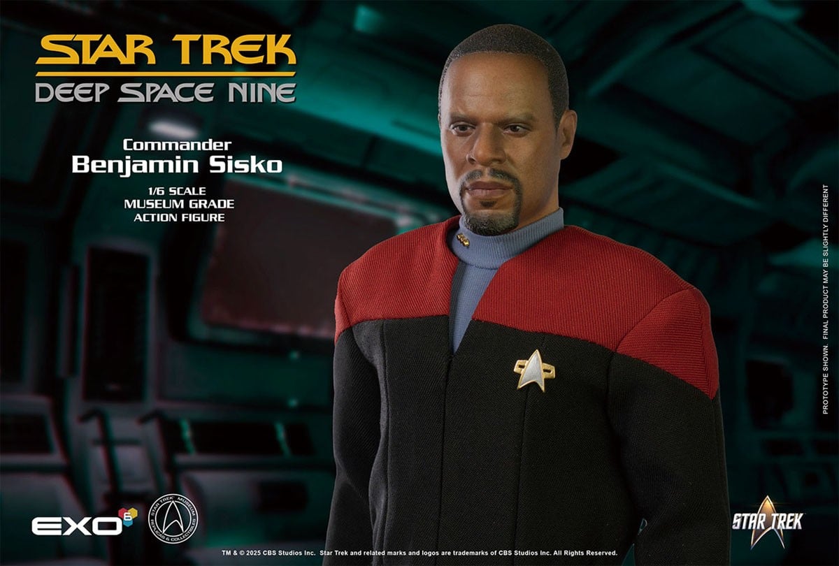 EXO-6 Hyper Realistic Action Figure Star Trek Deep Space Nine Captain Benjamin Sisko (Early DS9 Version) รูปภาพ 4