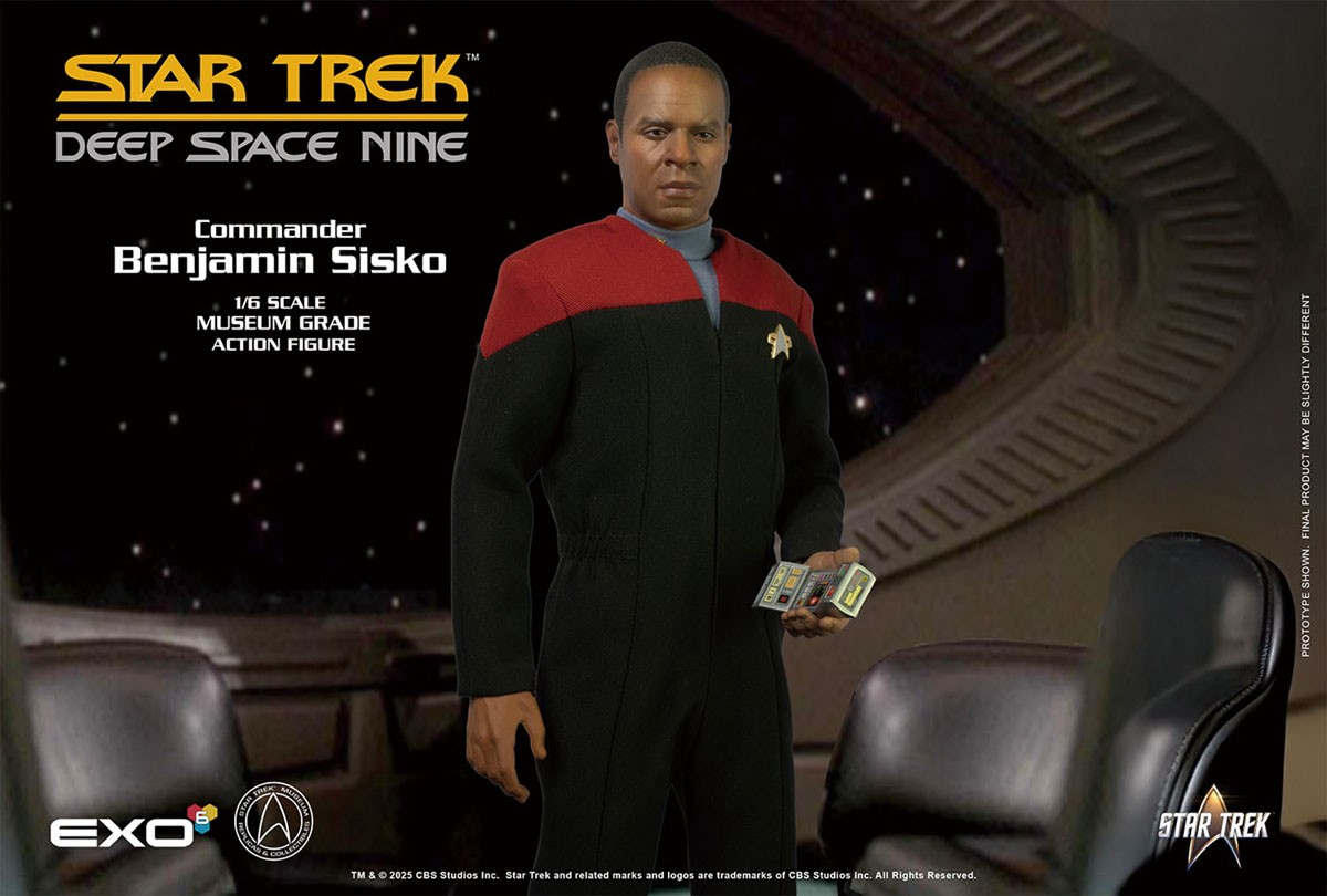 EXO-6 Hyper Realistic Action Figure Star Trek Deep Space Nine Captain Benjamin Sisko (Early DS9 Version) รูปภาพ 5