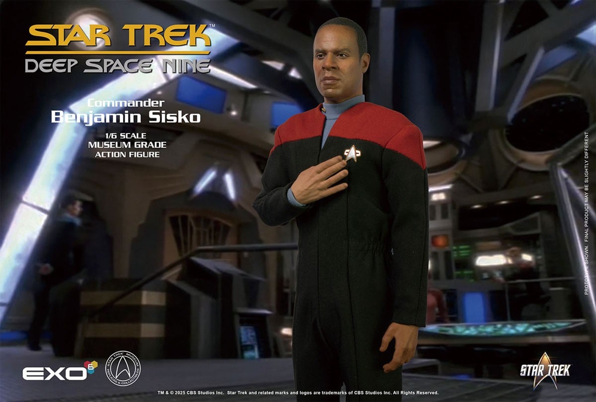 EXO-6 Hyper Realistic Action Figure Star Trek Deep Space Nine Captain Benjamin Sisko (Early DS9 Version) รูปภาพ 7