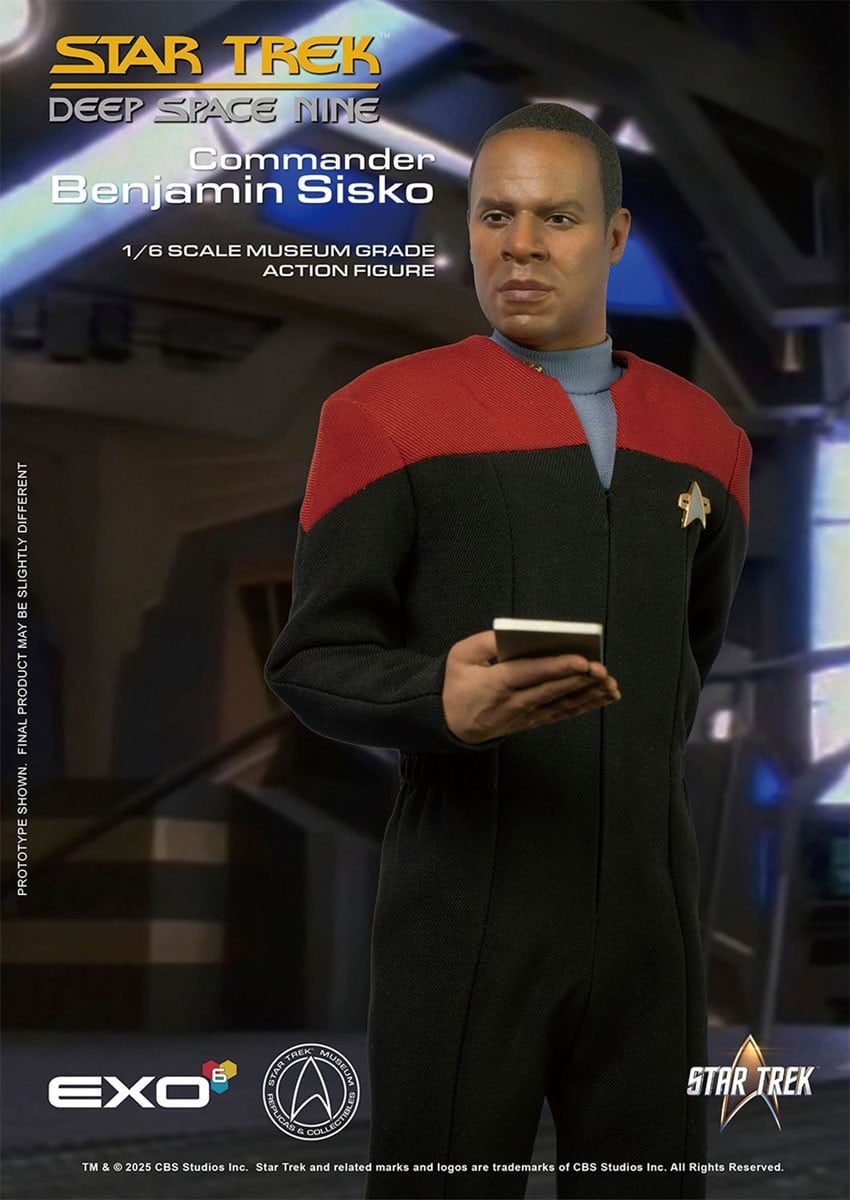 EXO-6 Hyper Realistic Action Figure Star Trek Deep Space Nine Captain Benjamin Sisko (Early DS9 Version) รูปภาพ 8