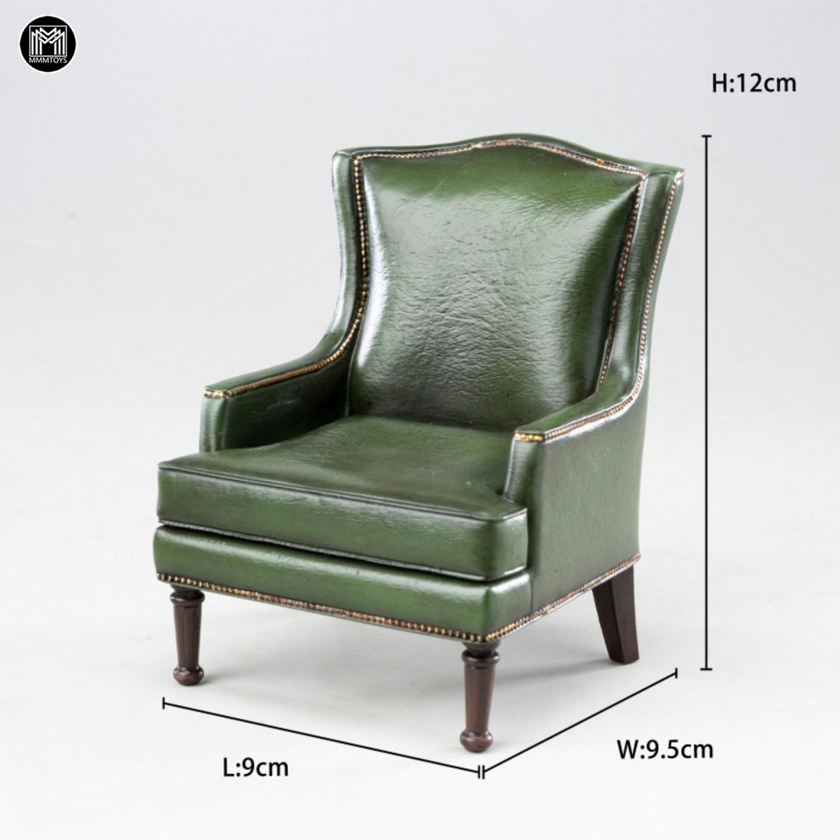 MMM Toys MMM Toys 1/12 Dark Green Club Armchair Bild 8