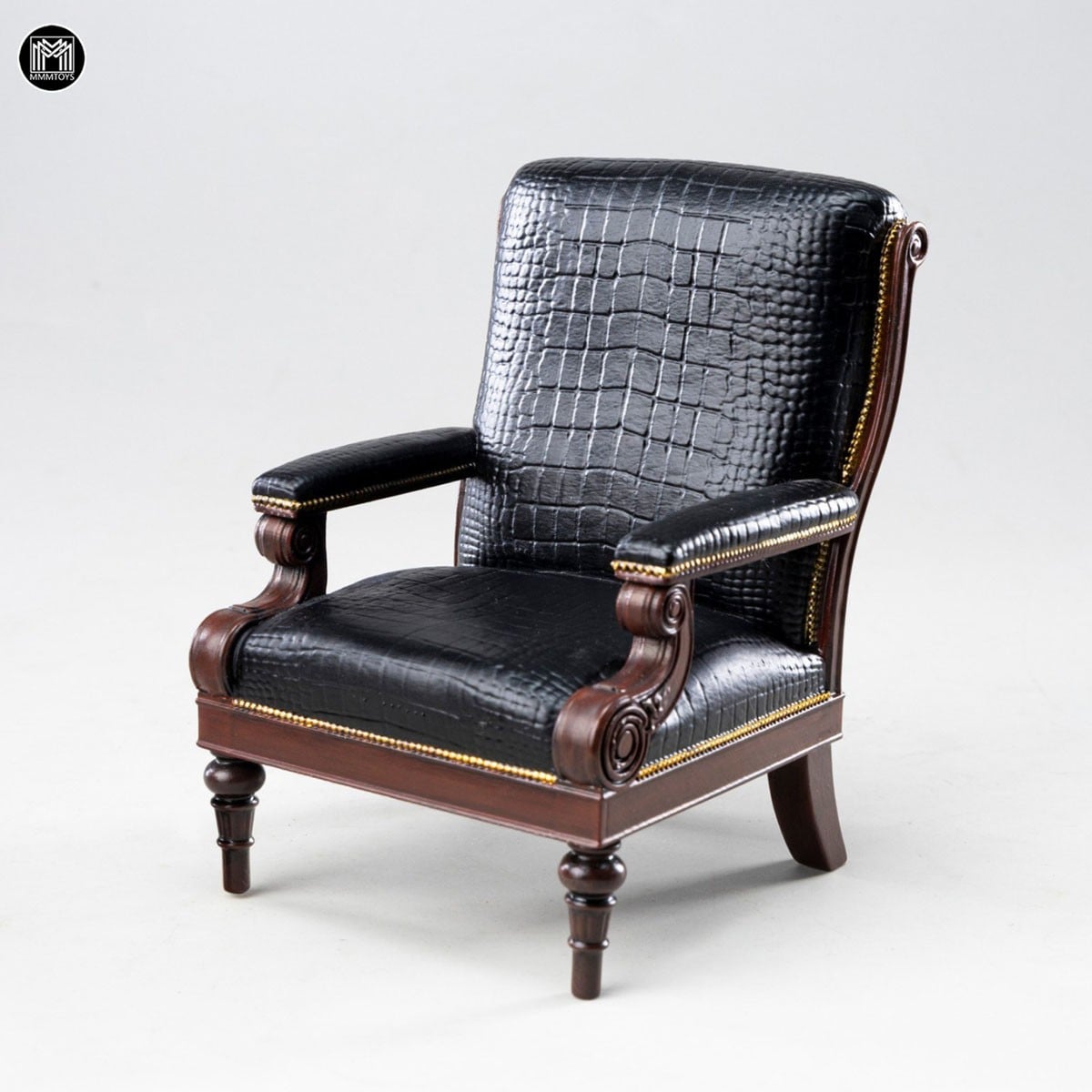 MMM Toys MMM Toys 1/12 Black Croc Gentleman Armchair Bild 5