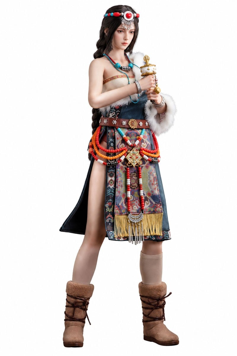 TB League TB League 1/6 56 Ethnic Groups Series: Tibetan - Shuerien imagen 2