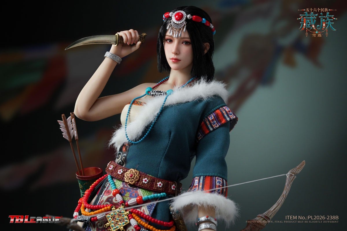 TB League TB League 1/6 56 Ethnic Groups Series: Tibetan - Shuerien imagen 5