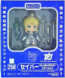 GSC Nendoroid FATE / STAY NIGHT Saber 10Th Anniversary Ver