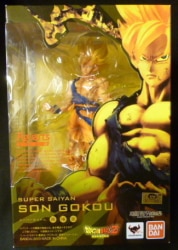 BANDAI Figuarts ZERO Dragon Ball Kai Dragon Ball Z Super Saiyan Son Goku not opened / package damaged. Bild 1