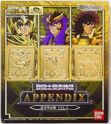 Bandai Saint Seiya Myth Cloth APPENDIX / Appendix Gold Cloth Box Vol.3 / Tamashii Web Limited Edition 3