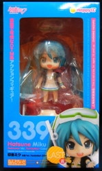 Sunny Side Up Happy Kuji/ Nendoroid 339b Hatsune Miku 2013 Summer LAST Prize Hatsune Miku Swimsuit Ver. FamilyMart Color รูปภาพ 1