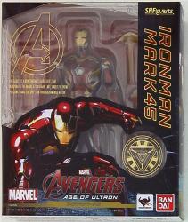 Bandai SHFiguarts AVENGERS AOU Iron Man Mark 45 * Used, Damage on box รูปภาพ 1