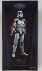 12 inches of NECA SIXTH SCALE FIGURE REPUBLIC CLONE CAPTAIN PHASE 1 ARMOR