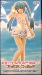 Sega Premium Figure Hatsune Miku Project Diva f Hatsune Miku SW Mizutama Bikini