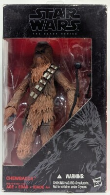 05 THE BLACK HASBRO SERIES CHEWBACCA 6 inch