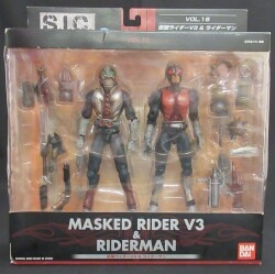 Bandai SIC Kamen Rider V3 and Riderman image 1
