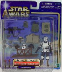 TOMY ACCESSARY SET ENDOR VICTORY WITH SCOUT TROOPER 3.5 Inch