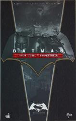 HOTTOYS MOVIE MASTERPIECE BATMAN(DAWN OF JUSTICE) / with TECH COWL & SNIPER RIFLE MMS342