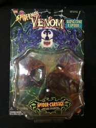 SPIDER MAN TOYBIZ VENOM ALONG CAME A SPIDER SPIDER CARNAGE 6 inch