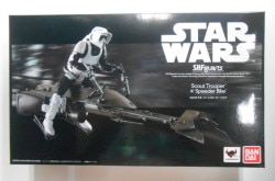 반다이 SH Figuarts 스카웃 트루퍼 앤 스피더바이크 이미지 1