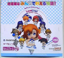 PACIFIC RACING TEAM Nendoroid Petite μ's All-Member Assembly! 2014 Race Queen Ver. Love Live! Bonus Included Complete 9 type Set With Postcard/ Nendoroid Petite μ's All-Member Assembly