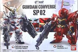 Bandai FW GUNDAM CONVERGE SP Unicorn Gundam (Destroy) & Sinanju SP 02