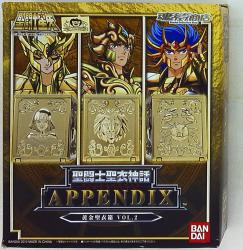 Bandai Saint Seiya Myth Cloth APPENDIX Appendix Gold Cloth Box Vol.2 Tamashii Web Limited Edition 2 รูปภาพ 1