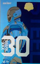HOTTOYS MOVIE MASTERPIECE IRON MAN MARK 30 / BLUE STEEL MMS391 image 1