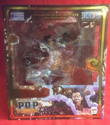 MegaHouse POP LIMITED EDITION / SA.MAXIMUM Monkey D. Luffy Gear 4 / Bouncy Man PVC
