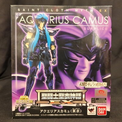 Bandai Saint Seiya Hades Zodiac Edition Saint Seiya Myth Cloth EX Aquarius Camus (Kamyuu)Surplice)