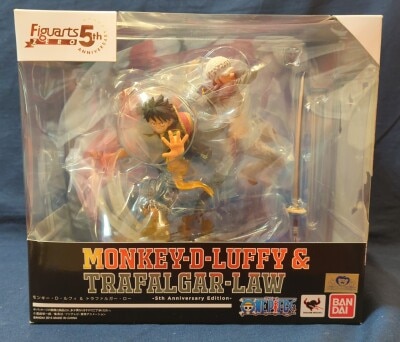 Bandai Figuarts ZERO Monkey D Luffy and Trafalgar Law -5th Anniversary Edition-