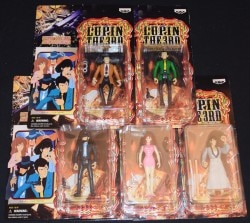 Banpresto Action Figure Collection, Complete 5 Piece Set