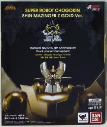 Bandai Super Robot Chogokin Shin Mazinger impact Z Hen Shin Mazinger impact Z Hen Shin Mazinger Z Gold Ver