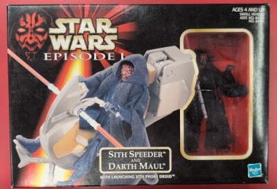 SMALL VEHICLE SITH TOMY SPEEDER AND DARTH MAUL 3.5 Inch รูปภาพ 1