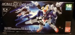 Bandai MOBILE SUIT ENSEMBLE OO Gundam and Zan Riser set EX06B