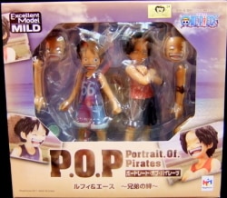 Megahouse POP CB-EX Luffy and Ace Brothers' Bond image 1