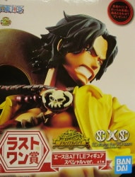 Bandai Spirits Ichiban Kuji One Piece Memorial Log Last One Prize Ace BATTLE Figure Special Version . รูปภาพ 1