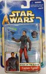 TOMY STAR WARS / EPISODE 2 (ATTACK OF THE CLONES) '02 / #09 COLLECTION 2 CAPTAIN TYPHO / PADMES HEAD OF SECURITY 3.5 Inch Bild 1